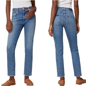 AMO Denim Chelsea Crop in Hope High Rise Stretch Medium Wash Denim Slim Fit